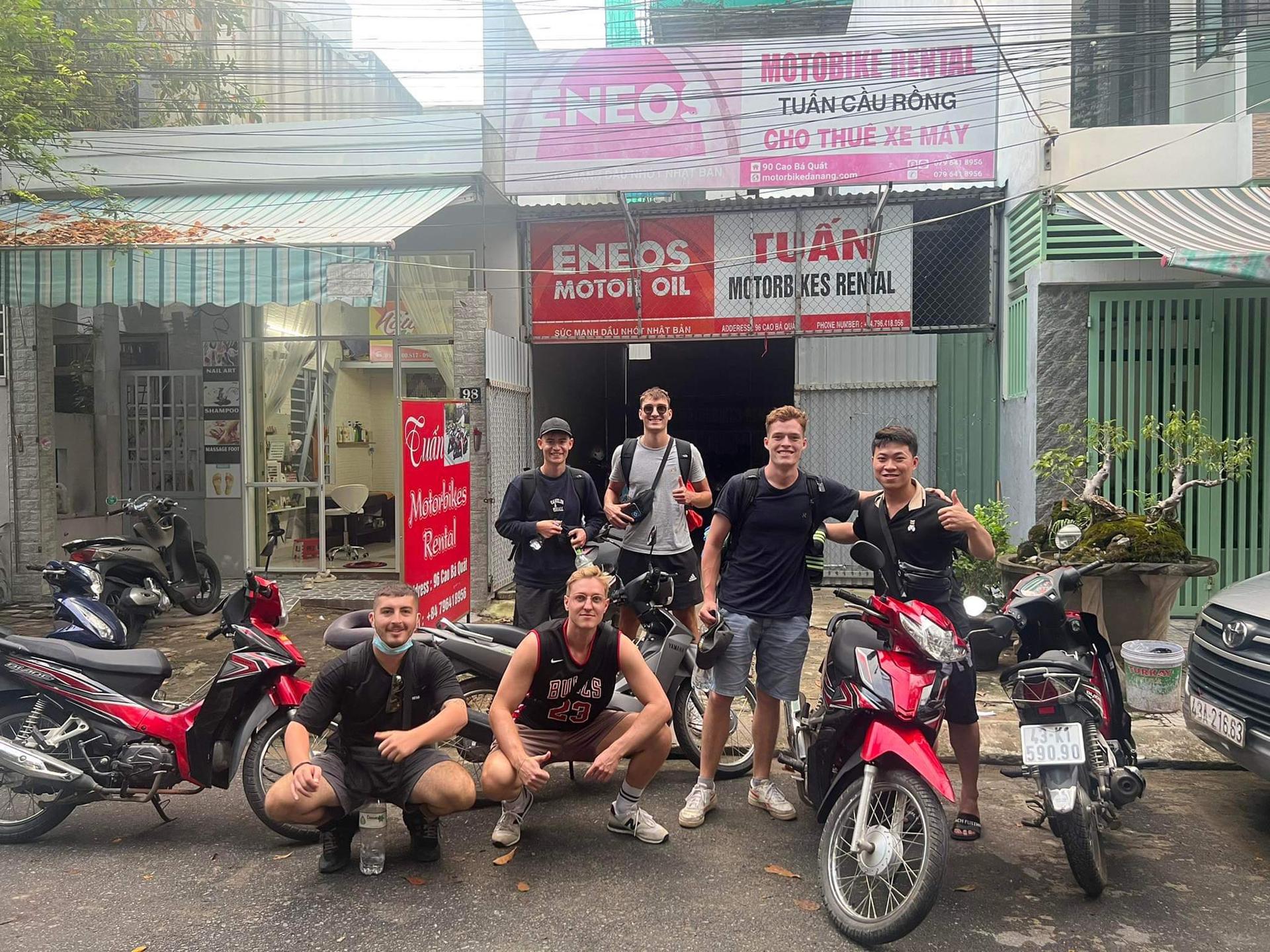 Tuan motorbike rental shop in Hue