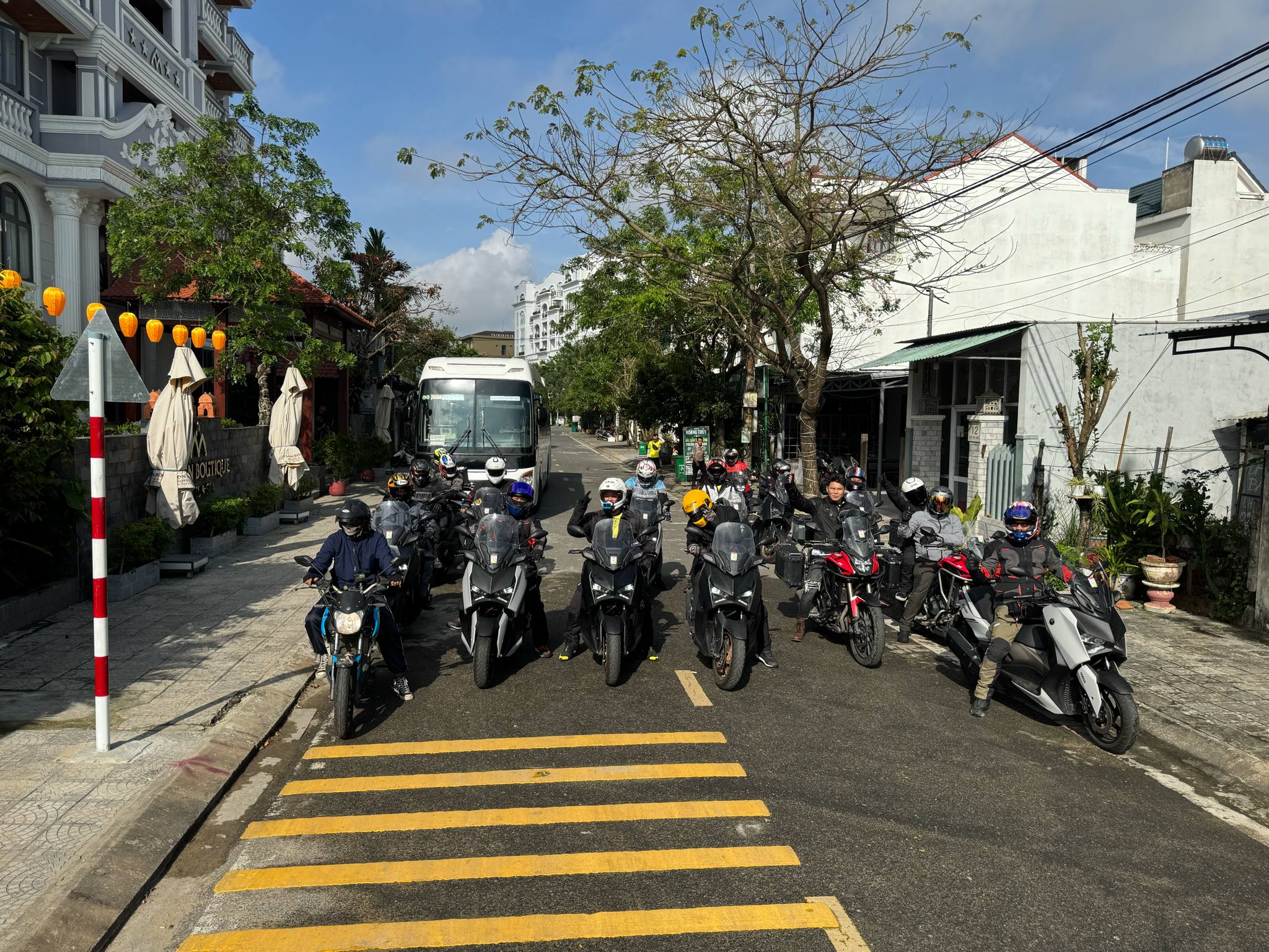 Tuan motorbike rental shop in Ha Noi